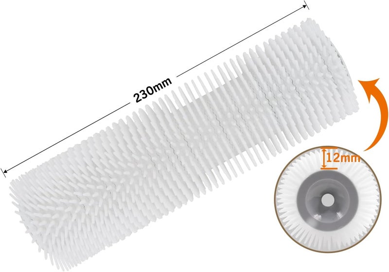 Rolling Dog 9 inch Spike Roller for Epoxy- Epoxy Spiked Roller Cover for Self Leveling Concrete,Spiked Screeding Compound Roller Cover for Cement Concrete Paint - Image 2